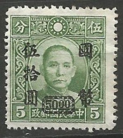 CHINE  N° 458 NEUF Sans Gomme  - 1912-1949 Republic