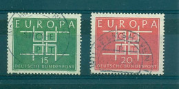 Europa De 1963 2 Valeurs - Oblitérés