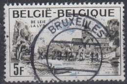 DE LEIE LA LYS 1976 CACHET BRUXELLES - Used Stamps