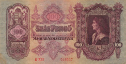 Hungary 100 Pengo 1930 Vf Pn 98a - Hungría