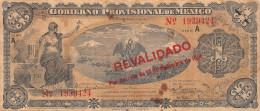 Mexico 1 Peso 1914 Vf  Pn S701b - Mexique