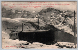 (31) 229, Luchon, Labouche 754, Le Plateau De Superbagnères En Hiver, Arrivée Du Funiculaire - Superbagneres