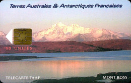 TAAF N° 30 - Télécarte 50u - Le Mont Ross - TAAF - Terres Australes Antarctiques Françaises