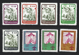 Paraguay 1962 Boy Scout Set Of 8 MNH - Paraguay