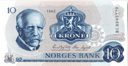 NORVÈGE - 10 Kroner 1982 - Noruega