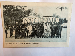 CPA - Bénin Un Groupe De Chefs A Abomey Dahomey - Benín