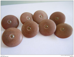 Vintage 8 Knopen Plastic? 8 Boutons 2,2 Cm "Italia" - Buttons