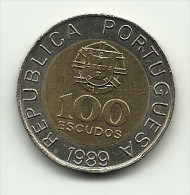 1989 - Portogallo 100 Escudos      ------ - Portugal