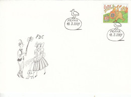 FDC CZECH REPUBLIC 589,Easter 2009 - FDC