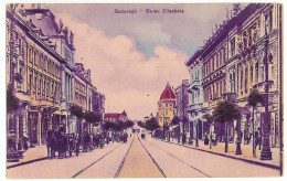 RO 54 - 1746 BUCURESTI, Elisabeth Ave. Carriages, Romania - Old Postcard - Unused - Roumanie