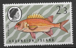 Ascension Mnh ** Fish 1970 8 Euros - Ascension (Ile De L')