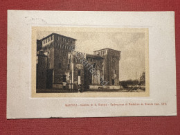 Cartolina - Mantova - Castello Di S. Giorgio - Costruzione Di Bertolino - 1921 - Mantova