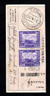 SOMALIA, INTERO POSTALE V2, RICEV.UTA VAGLIA POSTALE, 1936 PM 123S NON COMUNE - Somalia