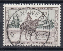 JOURNEE DU TIMBRE 1962 CACHET ANTWERPEN - Used Stamps