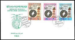 LIBYA 1979 WMO World Meteorological Day Meteo (FDC) - Klimaat & Meteorologie