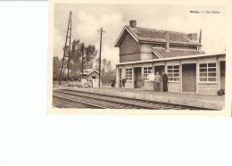 Welle : Het Station (De Halte) Uitgave Victor Triest , Dorp Welle - Denderleeuw