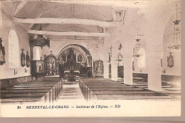 76 - Berneval-le-Grand - Intérieur De L'Eglise - Berneval