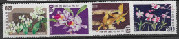 Taiwan Mnh ** 1958 Good Orchid Set - Nuevos