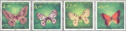 Kazakhstan 1996 Butterflies Set Of 4 Stamps MNH - Papillons