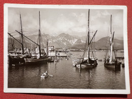 Cartolina - Marina Di Carrara - Velieri In Porto - 1940 Ca. - Massa