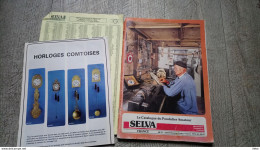 Catalogue Du Pendulier Amateur Selva Mouvement Accessoire Outillage Tarif 1992 Horlogerie Pendule Comtoise - Otros & Sin Clasificación