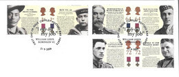 GB - 2006 Victoria Cross (6)  FDC Or  USED  "ON PIECE" - SEE NOTES  And Scans - Oblitérés