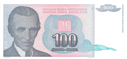 Yugoslavia 100 Dinara 1994 Unc Pn 139a - Yougoslavie