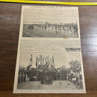 1921 GHI L'ANNIVERSAIRE ATTAQUE  DE LILLE EN 1914 FETE PATRIOTIQUE DE RONCHIN - Collections