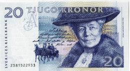 SUÈDE - 20 Kronor 1991-1995 UNC - Zweden