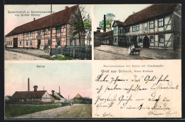 AK Sülbeck /Einbeck, Gastwirtschaft U. Kolonialwarenhdlg. Gustav Böcker, Saline, Herrschaftshaus  - Einbeck