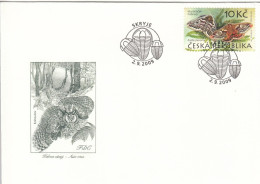 FDC CZECH REPUBLIC 603,butterflies - FDC