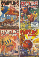 4 POSTCARDS  USA SCIENCE FICTION COMIC FRONTS STARTLING STORIES - Fairy Tales, Popular Stories & Legends
