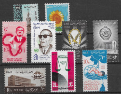 Egypt Mnh ** Lot From 60/70ths (9 Stamps) - Ongebruikt