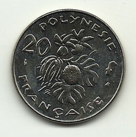 1995 - Polinesia Francese 20 Francs - Polynésie Française