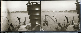 MARINE LE MASSENA PHOTO STEREOSCOPIQUE VERRE 1907  MILITAIRE GUERRE 62 - Stereoscopio