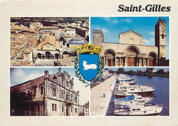 30 - Saint Gilles Du Gard - Multivues - Blasons - Flamme Postale De Saint Gilles Du Gard - CPM - Voir Scans Recto-Verso - Saint-Gilles
