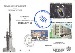 INTELSAT5 - FDC 1ER JOUR CAMEROUN 20E ANNIVERSAIRE D'INTELSAT - Europa