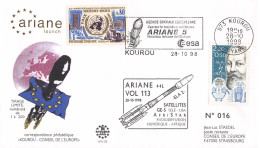 Lancement Ariane V113 Du 28 Octobre 1998 - Satellites GE-5 - AFRISTAR - Europa