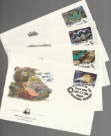 Marshalleilanden 1986, FDC Unused, WWF, Invertebrates - Islas Marshall