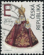 République Tchèque 2021 Oblitéré Used Enfant Jésus De Prague Y&T CZ 1002 SU - Used Stamps