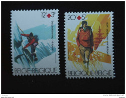België Belgique Belgium 1983 Croix-Rouge Sport Bergbeklimming Wandelsport Alpinisme Marche Yv COB 2082-2083 MNH ** - Unused Stamps