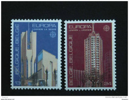 België Belgique Belgium 1987 Europa Architecture Architectuur  Yv COB 2251-2252 MNH ** - Unused Stamps