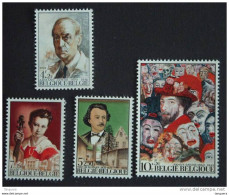 België Belgique Belgium 1974 Arman Jamar Tony Bergmann Henri Vieuxtemps James Ensor 1708-1711 Yv 1701-1704 MNH ** - Modern