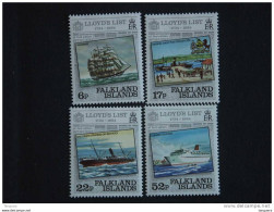 Falkland Islands 1984 Lloyd's List Bateaux Boten  Yv 420-423 MNH ** - Falkland