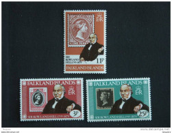 Falkland Islands 1979 Sir Rowland Hill Timbre Sur Timbre Yv 287-289 MNH ** - Falklandeilanden