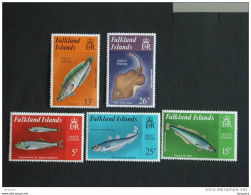 Falkland Islands 1981 Poissons Des Hauts-fonds Diepwatervissen Yv 344-347 MNH ** - Falkland Islands