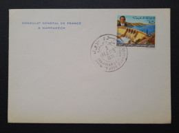 Maroc,  Consulat Général De France A Marrakech. - Maroc (1956-...)