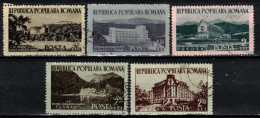 Roumanie 1954 Mi 1467-71 (Yv 1340-4), Obliteré - Used Stamps