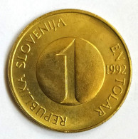 Slovénie - 1 Tolar 1992 - Eslovenia