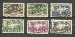 Guinée N°158 à 163 Neufs** Cote 4.60€ - Neufs